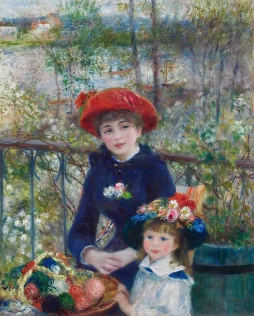 Pierre-Auguste Renoir, Two Sisters (On the Terrace), 1881